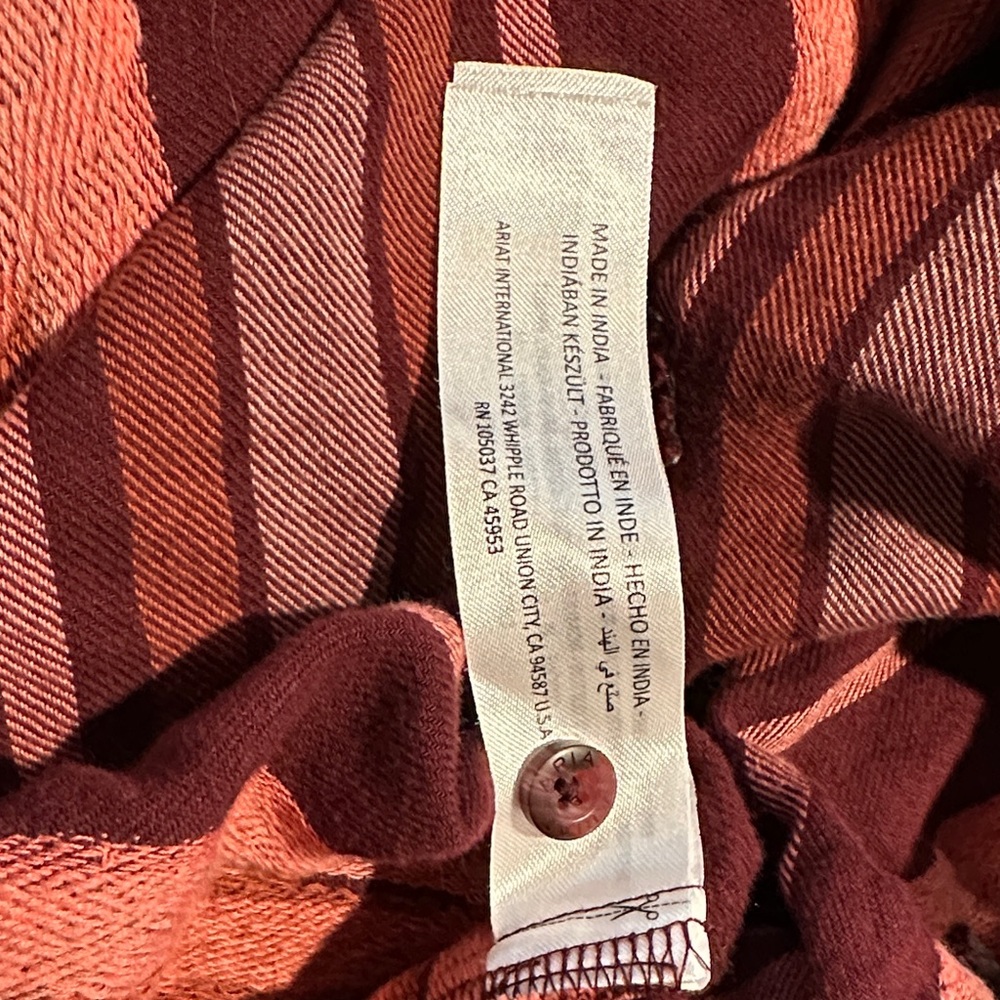 ARIAT-Striped Aztec Hooded Pullover - Picture 12 of 15